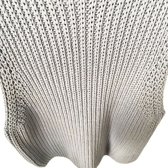 Vince Italian Waffle Knit Sweater Vest - Pale Blue Size XS - Picture 9 of 13